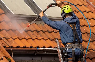 Démoussage et hydrofuge de toiture à Lécluse